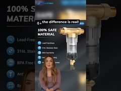 Filtre de nettoyage manuel, essorage des sédiments pour toute la maison