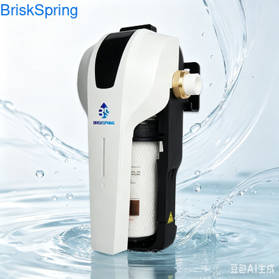 Purificateur d'eau central compact avancé avec débit élevé de 15 L/min, système de changement instantané de cartouche de 3 secondes et indicateur intelligent de l'état du filtre