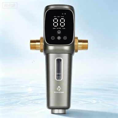 Pré-filtre d'eau entièrement automatique pour toute la maison avec filtration de précision de 40 microns et maille en acier inoxydable SUS 316L