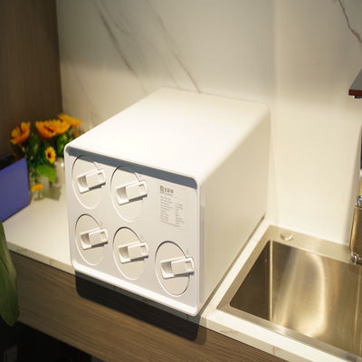 Système d'osmose inverse sans réservoir du système 2000GPD de filtre à eau de RO de la cuisine 7 étapes