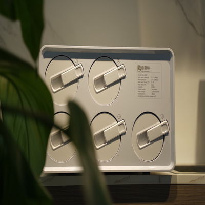 étape du système 7 de filtre d'eau potable d'osmose 50Hz sous le distributeur d'eau d'évier
