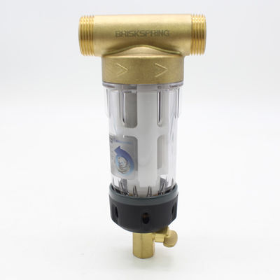 Rotation en bas de Pré-filtre de l'eau de sédiment avec le Scrapper, système réutilisable de préfiltration de Flushable de 40 microns