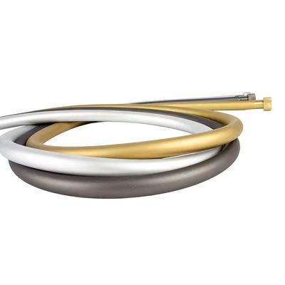 Briskspring tuyau de douche souple silicone en or brossé