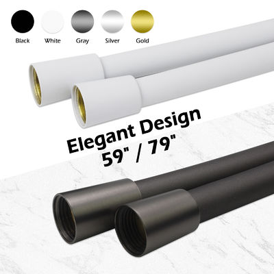 Super doux extra long sans déchirure de silicone portable tuyau de douche extension 360 degrés rotation libre