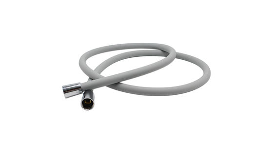 Extension de tuyau de douche en silicone flexible avec conception anti-kink et montage en laiton