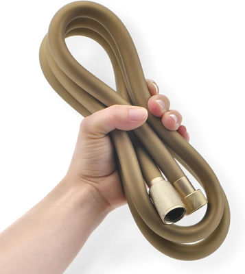 Briskspring Flexible Silicone Shower Hose in Brushed Gold