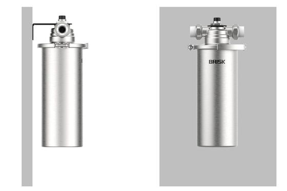 Pré-filtre à filtration de 5 microns en acier inoxydable avec soupape de dépression manuelle