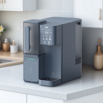 Purificateur d'eau RO de comptoir - Débit élevé, design compact pour la maison et le bureau, installation facile