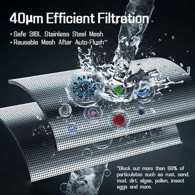 Purificateur de sédiments autonettoyant universel pour toute la maison pour une alimentation en eau plus saine
