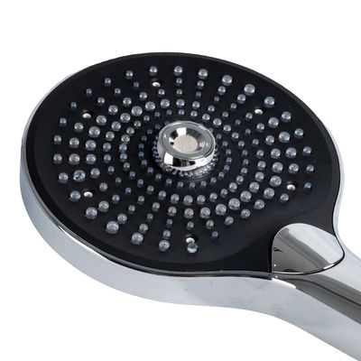 Cap de douche portatif à micro nano bulles 130 mm chrome 3 modes de pulvérisation