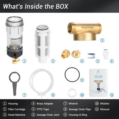Filtre de sédiments de repassage réutilisable haut de gamme à double face à rasage à fond propre pour toute la maison