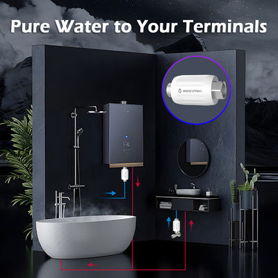 Détartreur d'eau mini format de qualité supérieure certifié NSF pour utilisation dans la salle de bain et la cuisine