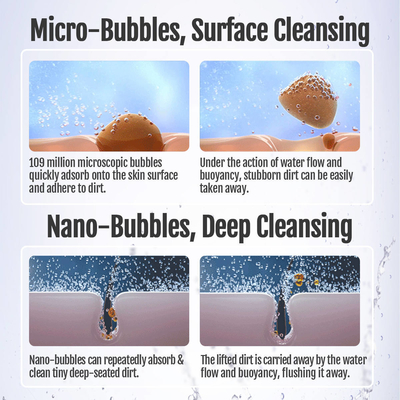 Générateur de bulles micro nano à nettoyage en profondeur pour optimiser l'eau du robinet