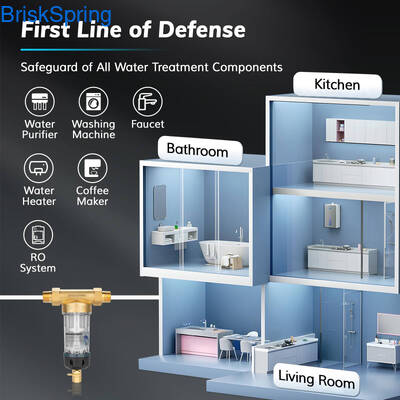 Pré-filtre à eau 3/4 pouce avec débit de 5T/H et conception autonettoyante pour usage domestique