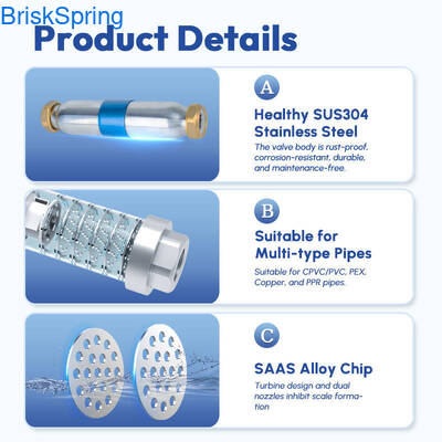 Décalant d'eau à turbo-puce SAAS à haut rendement avec débit de 5 T/H et certification NSF pour les systèmes d'eau de toute la maison
