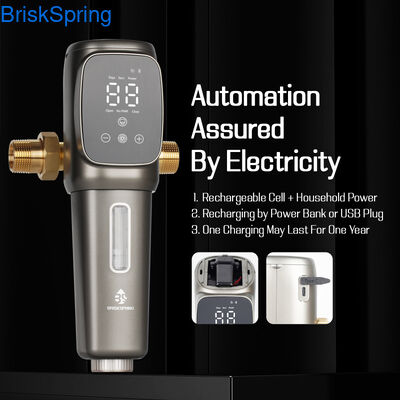 Préfiltre automatique de retour à l'eau Filtre de sédiments intelligent, préfiltre à débit élevé pour la pénétration d'eau dans les villas, les appartements et les ménages