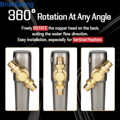 Filtre à sédiments à centrifugation réutilisable de 40 microns entièrement automatique pour la préfiltration de l'eau de toute la maison
