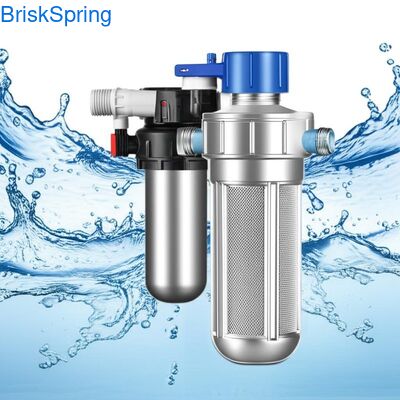 Pré-filtre d'eau en acier inoxydable 316L certifié NSF avec débit de 6 T/H et contrôle tactile intelligent