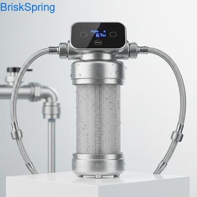 Pré-filtre d'eau en acier inoxydable en maille à haut débit 6T H 316L pour toute la maison avec commande tactile