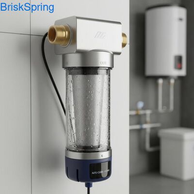 Pré-filtre à eau réutilisable entièrement automatique de 40 microns pour l'élimination des sédiments de toute la maison