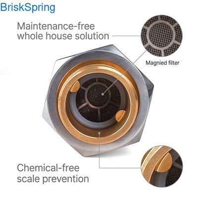 Système avancé d'eau dure sans sel: déscalant et climatiseur sans produits chimiques pour un contrôle de l'échelle sans maintenance