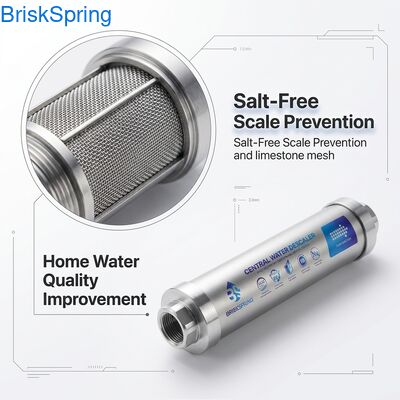 Système de désincrustation d'eau sans sel : arrêtez le calcaire, prolongez la durée de vie des appareils et améliorez l'efficacité de l'eau (aucun produit chimique nécessaire)