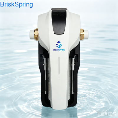 Purificateur d'eau central compact, débit élevé de 15 L/min, cartouche de changement rapide de 3 secondes, indicateur de filtre intelligent, protection contre l'eau compacte pour toute la maison