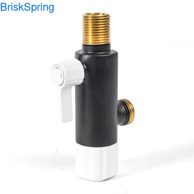 MSAP Filtre à eau anticalcaire bioactif à valve d'angle à 3 voies pour bidet de toilette intelligent à double sortie