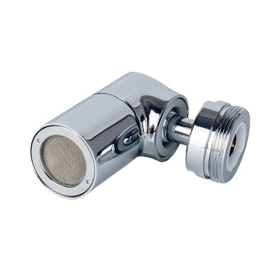 Compact Right-Angle 720 Degree Swivel Micro Nano Bubble Faucet Aerator with M22 M24 Connector