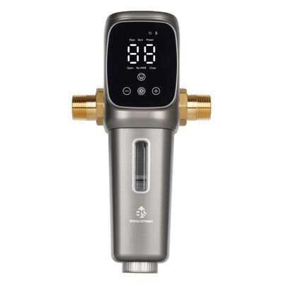 Pré-filtre d'eau entièrement automatique pour toute la maison avec filtration de précision de 40 microns et maille en acier inoxydable SUS 316L