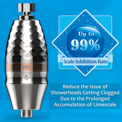 Filtre à eau de douche en plusieurs étapes avec élimination du chlore et débit de 16 L/min pour une peau plus saine