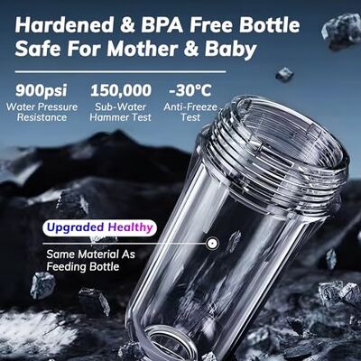 BriskSpring SQ550B-BS 5 T/H Siphon automatique contre-lavage Pré-filtre à eau pour toute la maison avec MSAP+CASO3+KDF55