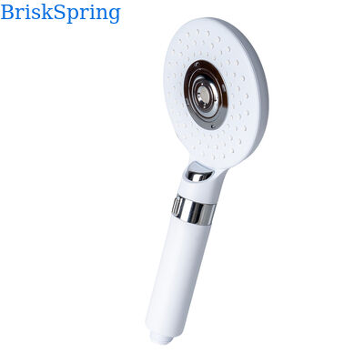 Douche portative à micro-nano-bulles BriskSpring avec 3 modes de pulvérisation Économie d'eau et construction en acier inoxydable SUS304