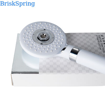 Douche portative à micro-nano-bulles BriskSpring avec 3 modes de pulvérisation Économie d'eau et construction en acier inoxydable SUS304