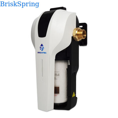 Système de filtre à eau complet compact avec cartouche à changement rapide à haut débit de 15 L/min pour l'élimination des sédiments, de la rouille et du chlore