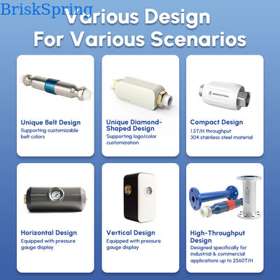 Q1 Whole House Non-Salt Water Descaler Wall-Mounted Anti-Scale System with 10-Year Service Life
