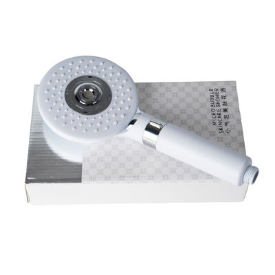 Micro Nano Bulle Tête de douche portative 3 modes de pulvérisation SUS304 ABS Économie d'eau