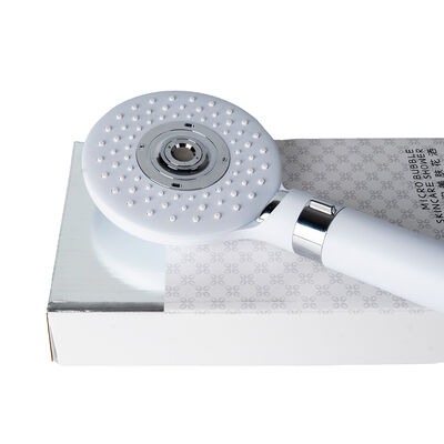 Micro Nano Bulle Tête de douche portative 3 modes de pulvérisation SUS304 ABS Économie d'eau