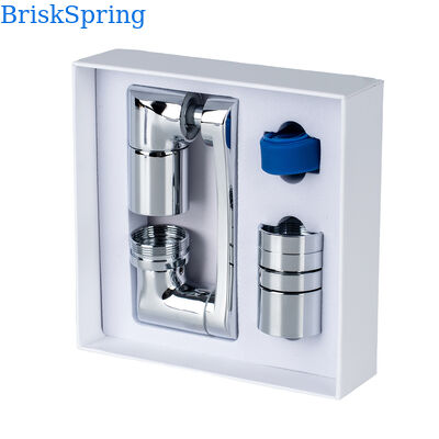 1440° Multi-Joint Rotating Micro Nano Bubble Faucet Aerator with Gas-Liquid Cutting Technology