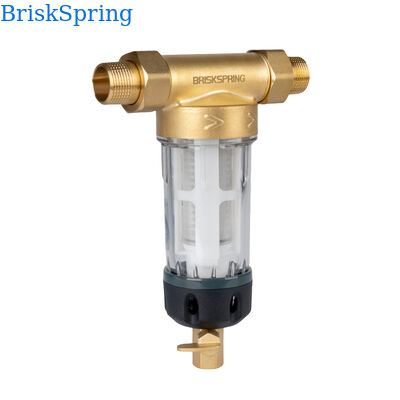 40 Micron Filtration Water Pre Filter with Food Grade SS316L Mesh and Reusable Design Spin Down Sediment Filter