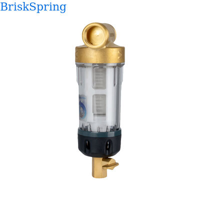 40 Micron Filtration Water Pre Filter with Food Grade SS316L Mesh and Reusable Design Spin Down Sediment Filter