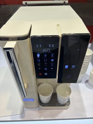 Distributeur d'eau sur le comptoir avec glacière 4 en 1 Système d'eau chaude, froide, purifiée et glacée instantanée
