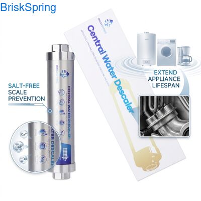 Système de désincrustation d'eau sans sel : arrêtez le calcaire, prolongez la durée de vie des appareils et améliorez l'efficacité de l'eau (aucun produit chimique nécessaire)