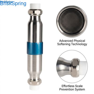 Technologie avancée d'adoucissement physique Détartrant d'eau certifié NSF RoHS REACH pour un usage domestique haut de gamme et respectueux de l'environnement