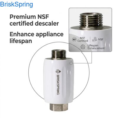 Détartreur d'eau mini format de qualité supérieure certifié NSF pour utilisation dans la salle de bain et la cuisine
