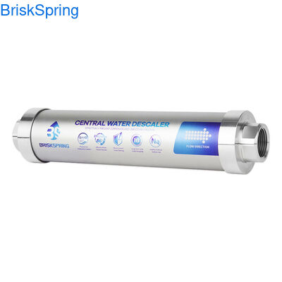 Système adoucisseur d'eau et détartreur sans sel, sans électricité, avec prévention du tartre et conception écologique