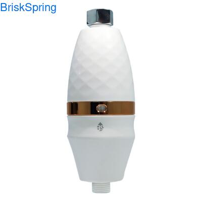 Filtre à eau de douche à haut rendement avec filtration en plusieurs étapes élimine le chlore et les métaux lourds à un débit de 16 L/min
