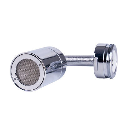 Aérateur de robinet à micro-bulle nano à rotation complète à 720° avec technologie de découpe gaz-liquide et construction en acier inoxydable H59-1 cuivre SUS304