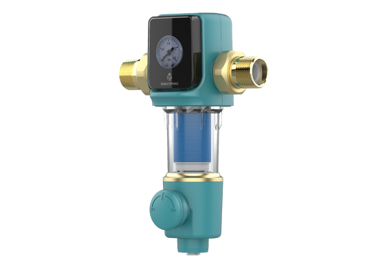 22 GPM Filtre de sédiments à rotation descendante avec filtration de 40 μm et rinçage automatique pour la préfiltration de l'eau de toute la maison