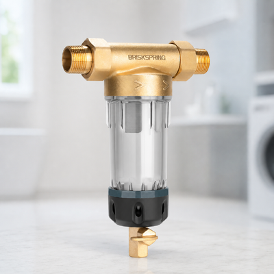 Pré-filtreur d'eau manuel pour toute la maison de quatrième génération avec précision de filtration de 40 μm et filtrage à maillage réutilisable